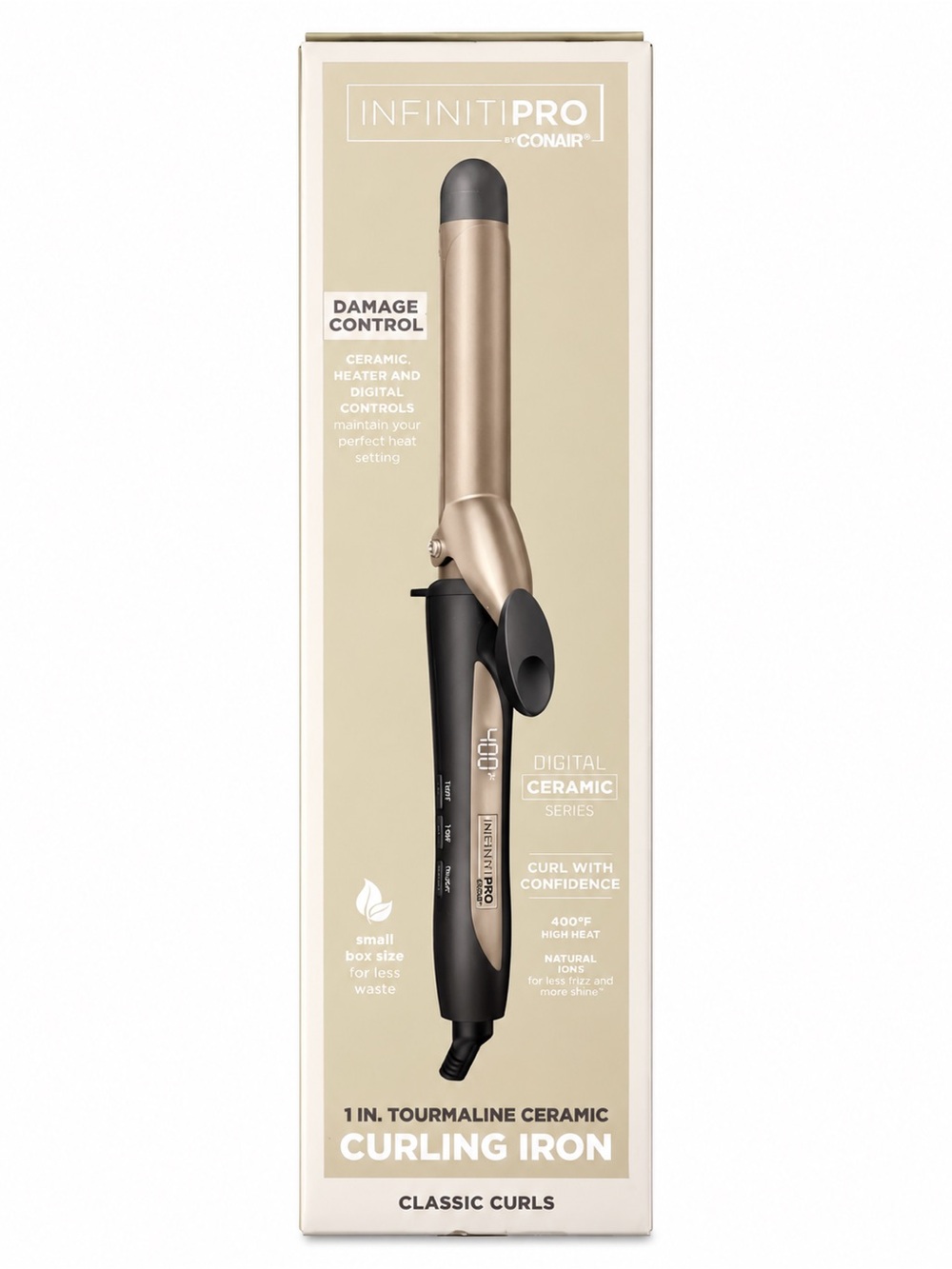INFINITIPRO by Conair 1” Tourmaline Ceramic Curling Iron – NEW IN BOX